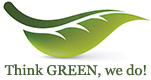 Think green! We do! Think green! We do!